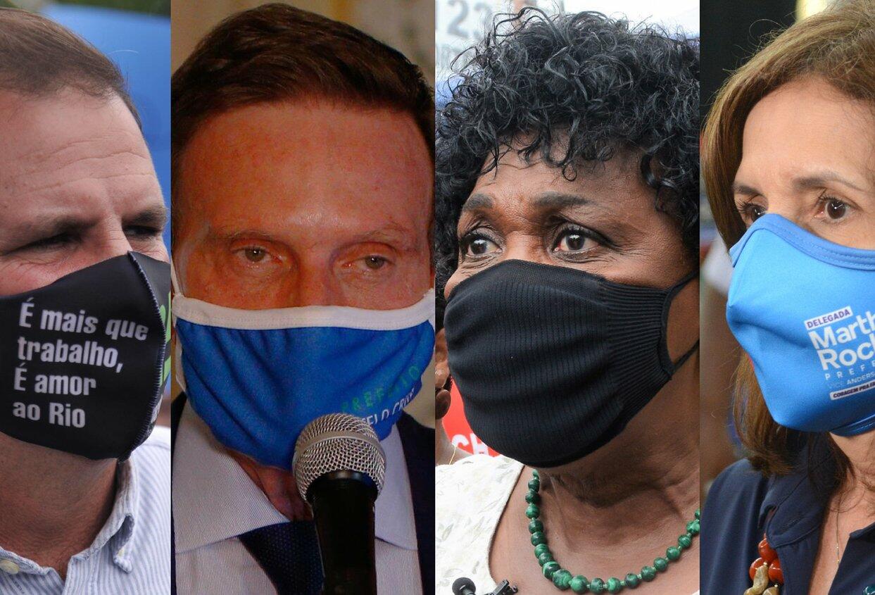 Candidatos no Rio citam informações falsas sobre transporte, pandemia e emprego
