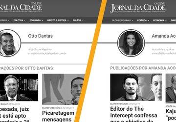 Jornal da Cidade Online usa perfis apócrifos para atacar políticos e magistrados