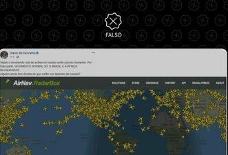 É falso que pandemia de Covid-19 só reduziu tráfego aéreo no Brasil e no continente africano