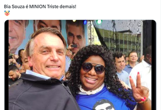 Mulher em foto com Bolsonaro não é a medalhista olímpica Bia Souza