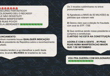 Fala de Bolsonaro sobre manifestações ‘bem-vindas’ infla grupos golpistas nas redes