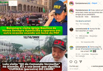 Espalhada por Zambelli e Flávio, mentira sobre Lula e facção teve 345 mil likes no Instagram