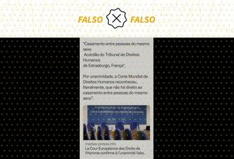 Tribunal Europeu de Direitos Humanos não negou direito a casamento LGBTQ+