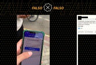 Posts enganosos inventam programa de ‘saque social’ para aplicar golpe