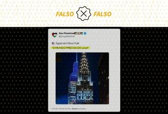 Projeção de apoio a Lula em Nova York é antiga e não tem relação com Palestina