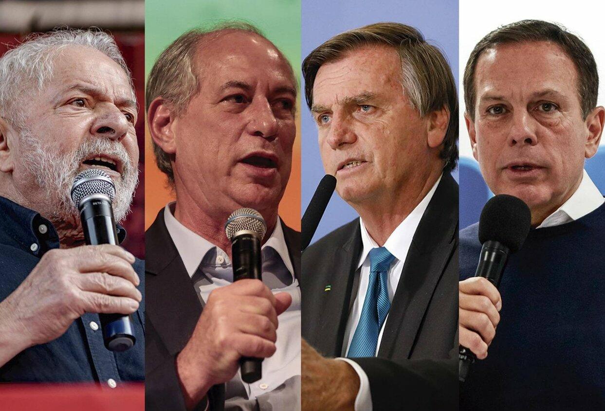 Lula, Bolsonaro, Ciro e Doria inflam dados ao defender legados de governo