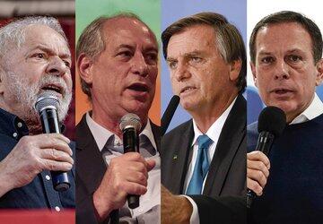 Lula, Bolsonaro, Ciro e Doria inflam dados ao defender legados de governo