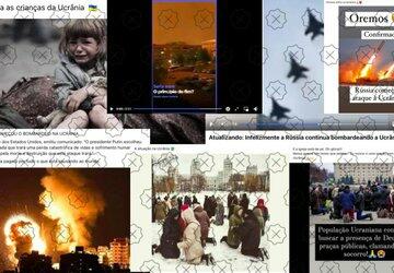 Uma a cada dez imagens mais populares no Facebook sobre guerra na Ucrânia está fora de contexto