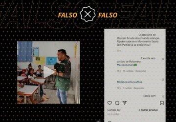 Homem que exaltou Bolsonaro em escola não é policial acusado de matar petista