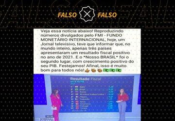 FMI não divulgou ranking em que Brasil registra 2º melhor resultado fiscal do mundo