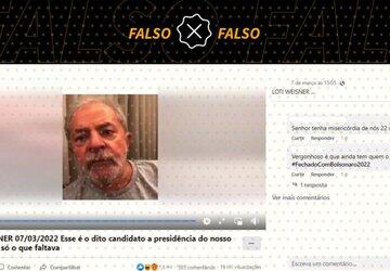 Vídeo é compartilhado com velocidade reduzida para sugerir que Lula estaria bêbado