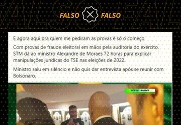 STM e Defesa não provaram fraude eleitoral nem intimaram Moraes