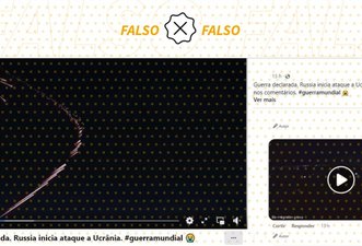 Cena de videogame circula em postagens como se fosse de ataque russo à Ucrânia