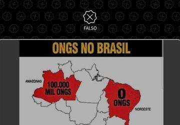 Não é verdade que 100 mil ONGs atuam na Amazônia
