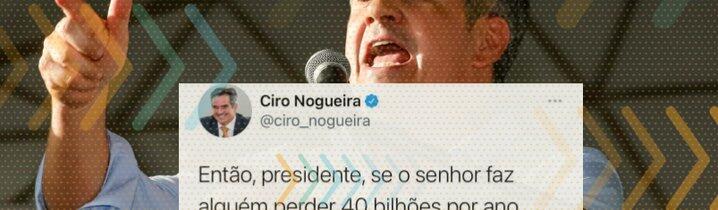 Tuíte de Ciro Nogueira iniciou onda desinformativa sobre Pix