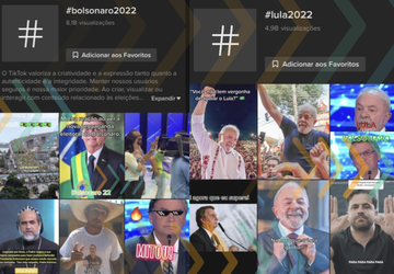 No TikTok, virais com #Bolsonaro2022 têm mais ataques e desinformação que #Lula2022