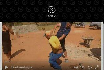 Vídeo que mostra homem sendo chicoteado é de 2017, e agressor não é vereador do PT
