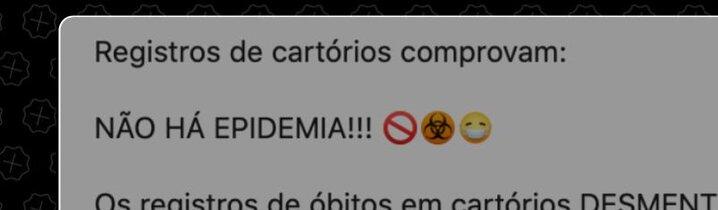 Es falso que datos de reparticiones del registro civil señalan que los estados sobrenotifican muertes por Covid-19