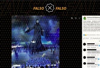 É falso que abertura da Olimpíada de 2012 exibiu representação da pandemia de Covid-19