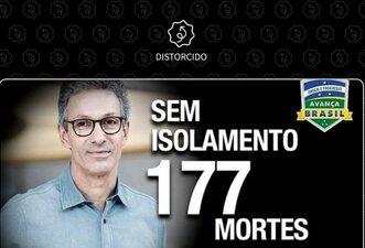 Ao comparar mortes por Covid-19 em MG e SP, posts ignoram volume de testes e subnotificação