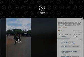 É falso que vídeo mostre venezuelanos atacando soldados brasileiros