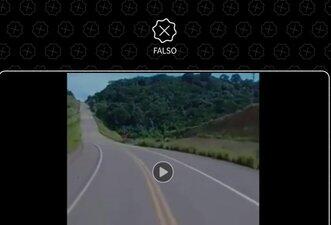 É falso que governo Bolsonaro asfaltou o km 110 da Transamazônica
