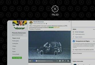 Bolsonaro não implantou tecnologia para PRF vistoriar carros; vídeo é de 2013