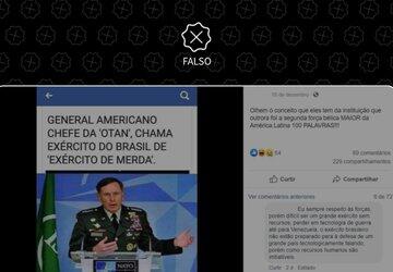 Americano que chefiou missão da Otan não xingou o Exército brasileiro