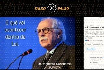 Áudio com defesa de golpe e ofensas ao STF não foi gravado por Modesto Carvalhosa