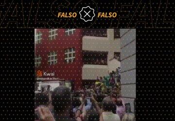 Vídeo não mostra apoio a Bolsonaro na saída de hospital em São Paulo