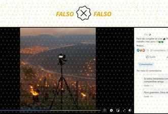 É falso que vídeo de fogueiras para proteger vinhedo do frio tenha sido gravado no RS