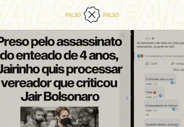 Dr. Jairinho não processou vereador do PSOL por chamar Bolsonaro de miliciano