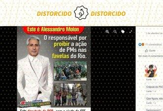 Molon e STF não proibiram ação da PM em favelas do RJ; posts distorcem decisão da corte