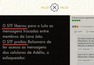 STF não impediu defesa de Bolsonaro de acessar mensagens de Adélio Bispo