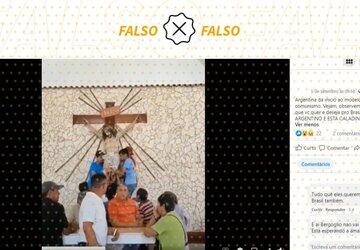 Vídeo mostra igreja que foi depredada na Venezuela, não na Argentina
