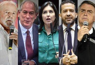 O que Lula, Bolsonaro, Ciro, Janones e Tebet falam de enganoso sobre suas biografias