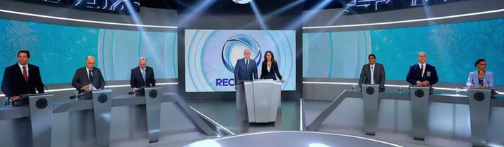 As checagens em tempo real do debate presidencial da Record