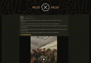 Tumulto em avião mostrado em vídeo não tem relação com PT ou Bolsonaro