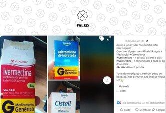 Ivermectina, azitromicina e acetilcisteína não têm eficácia comprovada contra a Covid-19