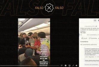 Mulher que aparece em vídeo sendo retirada de avião não é esposa de Omar Aziz