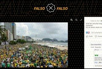 Foto mostra ato contra Dilma em 2016, não protesto bolsonarista no 7 de Setembro