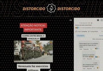 Publicações usam vídeo antigo para sugerir risco de guerra entre Brasil e Venezuela