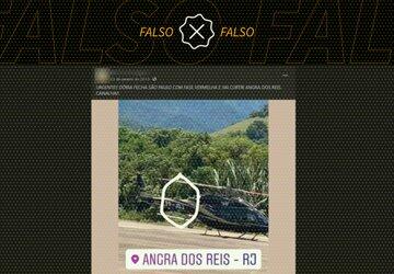 Foto de helicóptero não prova que Doria estava em Angra; no dia, tucano participou de evento em SP