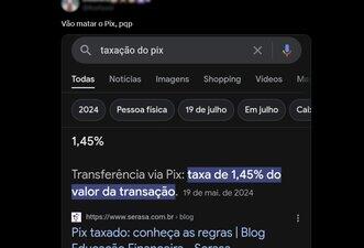Banco Central não decidiu taxar todas as transferências feitas via Pix
