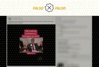 Vídeo em que Barroso alega atraso na totalização é de 2020, não recente