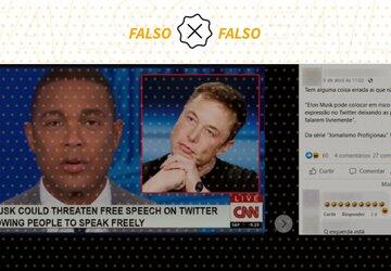 CNN não exibiu banner que acusa Elon Musk de ameaçar liberdade de expressão no Twitter