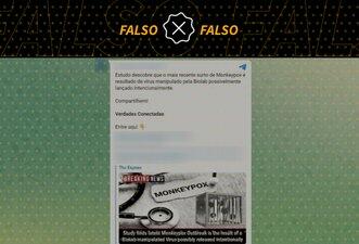 É falso que estudo descobriu que varíola dos macacos foi criada em laboratório