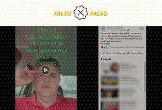 Homem que critica caminhoneiros em vídeo não é filho de Lula