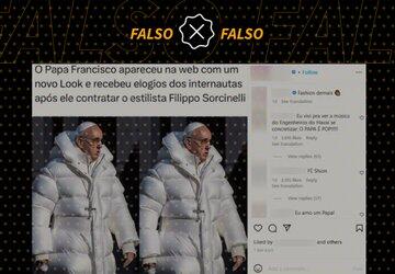 Foto que mostra papa Francisco com jaqueta branca foi gerada por inteligência artificial