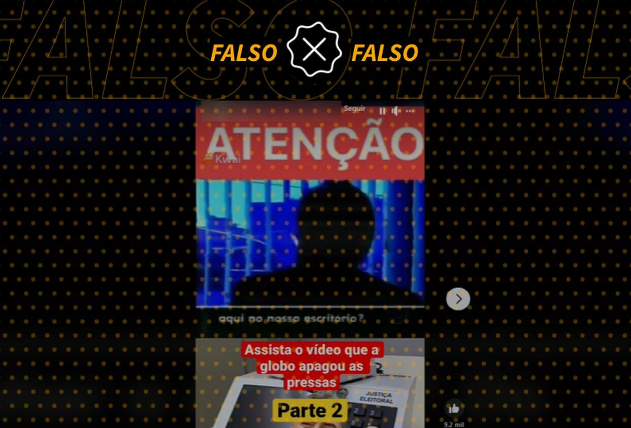 É falso que Globo apagou reportagem sobre quadrilha que prometia fraudar eleições